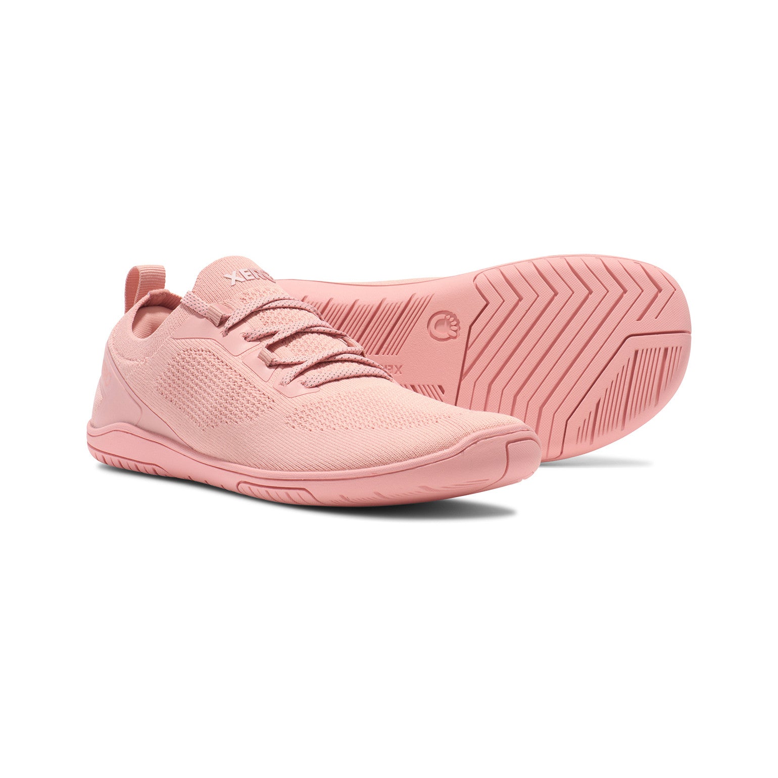 Xero Shoes Nexus Knit Sneaker in Pink Sand für Damen, minimalistisch und atmungsaktiv, ideal für Sport und Alltag im Onlineshop für Barfußschuhe.