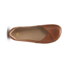 Xero Shoes Phoenix Leather Damen Barfußschuhe in glattem braunem Leder, Draufsicht im Onlineshop für Barfußschuhe