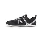 Xero Shoes Prio Damen Barfußschuhe in schwarz-weiß, linke Seitenansicht im Onlineshop für Barfußschuhe