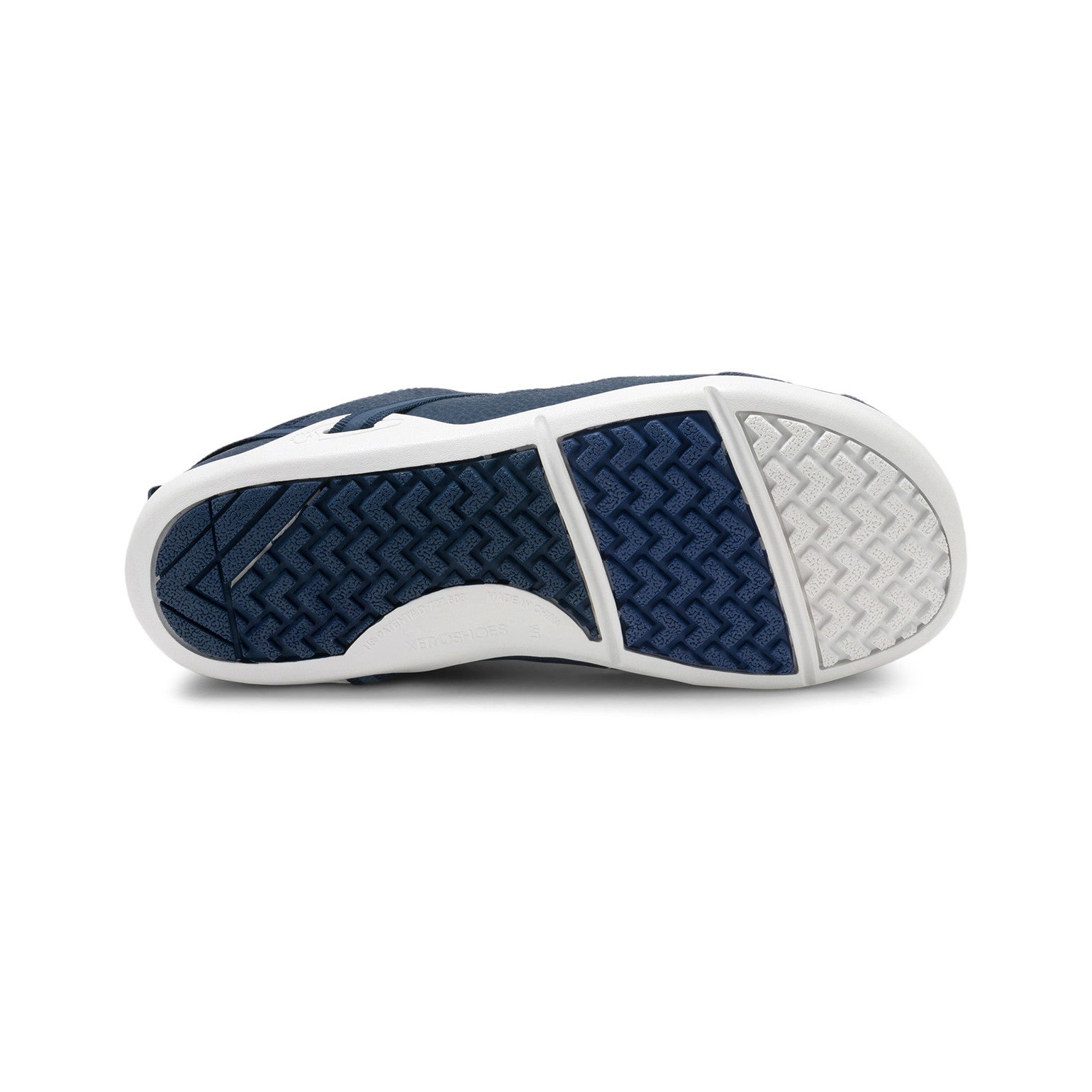 Xero Shoes Prio Damen Barfußschuhe in Insignia Blue, Sohlenansicht im Onlineshop für Barfußschuhe