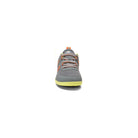 Die Xero Shoes Prio Youth in Grau als flexible Barfußschuhe für Kinder, Vorderansicht, verfügbar in unserem Onlineshop für Barfußschuhe.