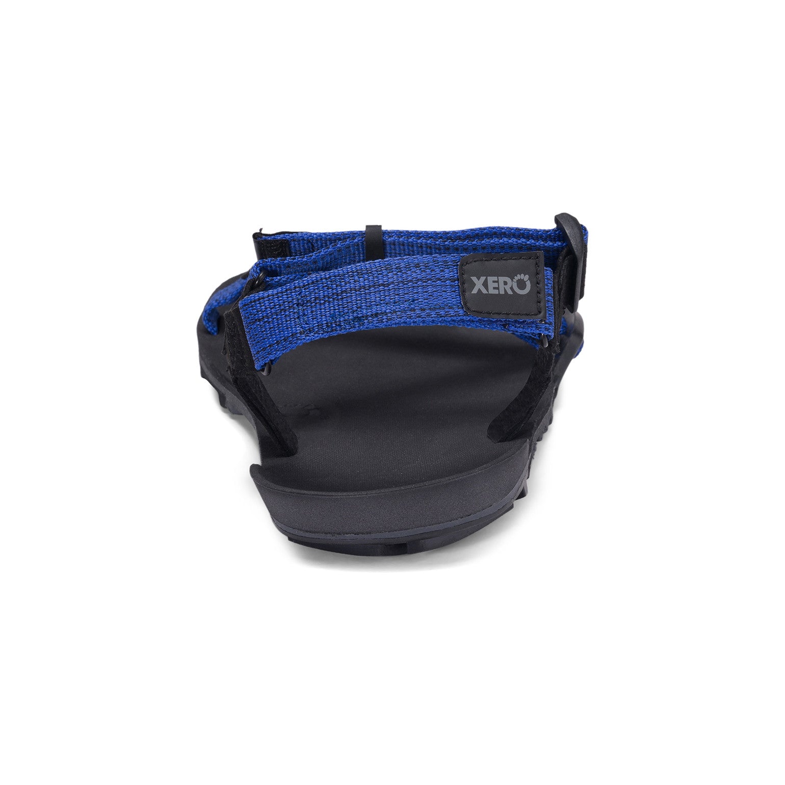 Xero Shoes Z Trail EV Barfußsandalen für Herren in sodalite blue von hinten im Onlineshop für Barfußschuhe