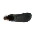 Barfußschuhe Xero Shoes Ridgeway Chelsea Damen-Stiefel in Schwarz aus Leder, Oberansicht, verfügbar in unserem Onlineshop für Barfußschuhe.