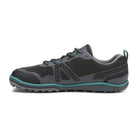 Linke Ansicht der Xero Shoes Scrambler Low Barfußschuhe in Black Shale für Herren als Wanderschuhe im Onlineshop für Barfußschuhe
