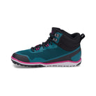 Xero Shoes Scrambler Mid Barfußschuhe, Wanderschuhe für Damen, linke Seitenansicht in Deep Lake Fuchsia im Onlineshop für Barfußschuhe