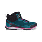 Xero Shoes Scrambler Mid Barfußschuhe, Wanderschuhe für Damen, rechte Seitenansicht in Deep Lake Fuchsia im Onlineshop für Barfußschuhe