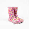 Koel Wellie - fuchsia flowers