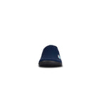 Leguanito Scio Blue (Größe 29 bis 34) Kinder Barfußschuhe Slipper – Frontansicht des bequemen Slippers, ideal für die kleinen Füße, erhältlich im Barfußschuhe Onlineshop Barfusswelten.de.