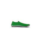 Leguanito Scio Green Kinder Barfußschuhe Slipper – Rechtsansicht der Slipper in der Größe 29 bis 34, perfekt für aktive Kinderfüße. Erhältlich bei barfusswelten.de.