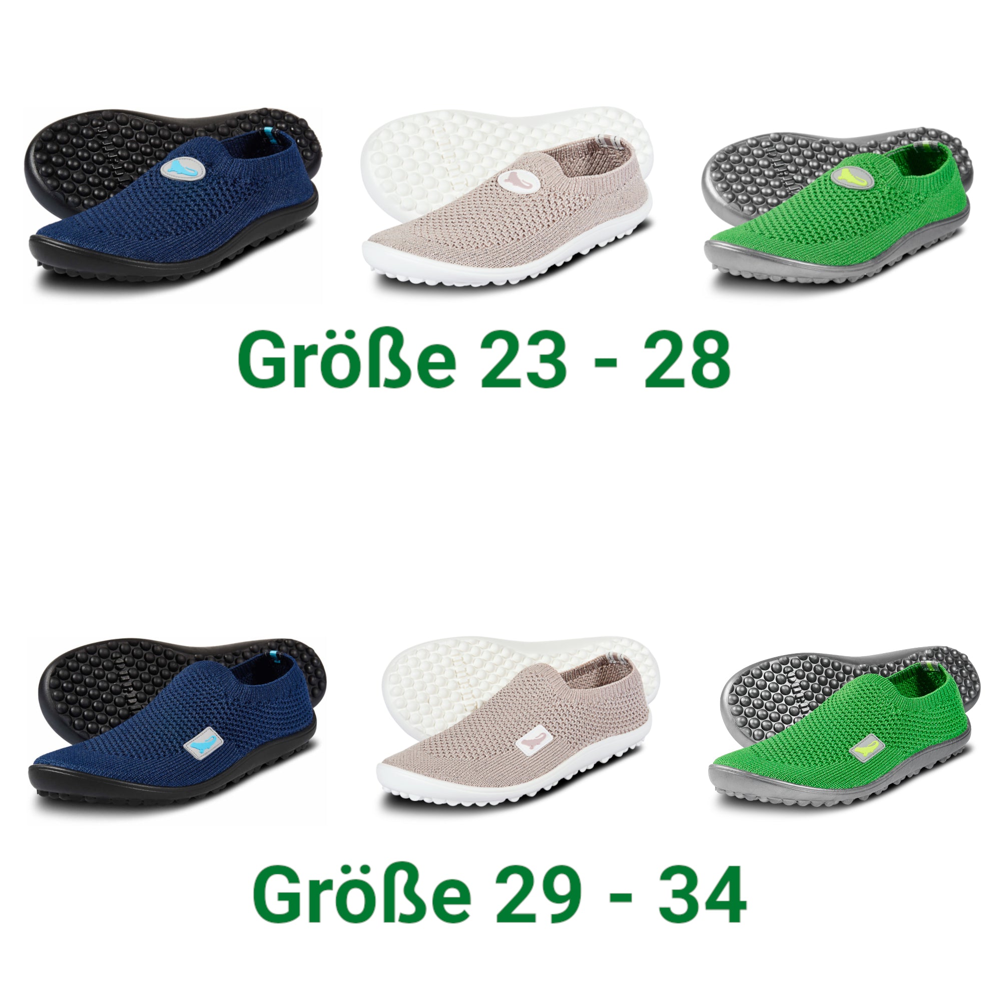 Leguanito Scio Leguano Kinder Barfußschuhe Slipper – Hauptansicht der flexiblen und bequemen Slipper für Kinder, ideal für den Alltag und sportliche Aktivitäten, erhältlich im Barfußschuhe Onlineshop Barfusswelten.de.