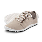 Leguano Beat Barfußschuhe Sneaker in Sand Beige, ideal für ein natürliches Laufgefühl. Unisex-Modell mit flexibler Sohle. Jetzt im Onlineshop für Barfußschuhe erhältlich.