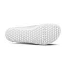 Leguano Care Barfußschuhe in Weiß, Unteransicht, ideal für Pflegeberufe, Ärzte, Apotheken und Krankenhäuser. Jetzt im Onlineshop für Barfußschuhe erhältlich.