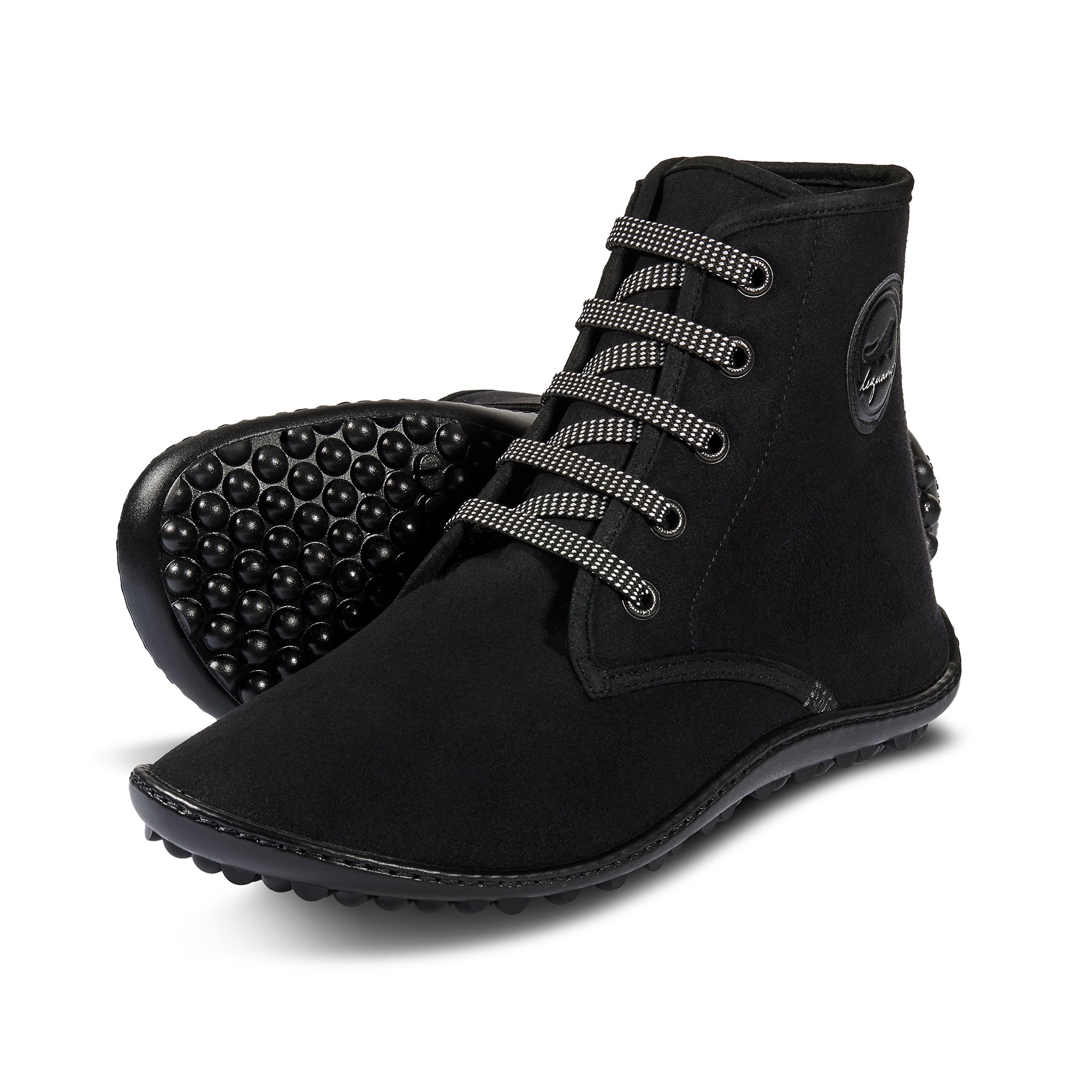 Leguano Chester Barfußschuhe in Light Schwarz, stylisch und bequem für jeden Anlass. Jetzt im Onlineshop für Barfußschuhe erhältlich.