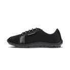 Leguano City Black Halbschuhe, Barfußschuhe, von der linken Seite betrachtet. Bequeme und elegante Passform für den täglichen Gebrauch. Jetzt im Onlineshop für Barfußschuhe erhältlich.