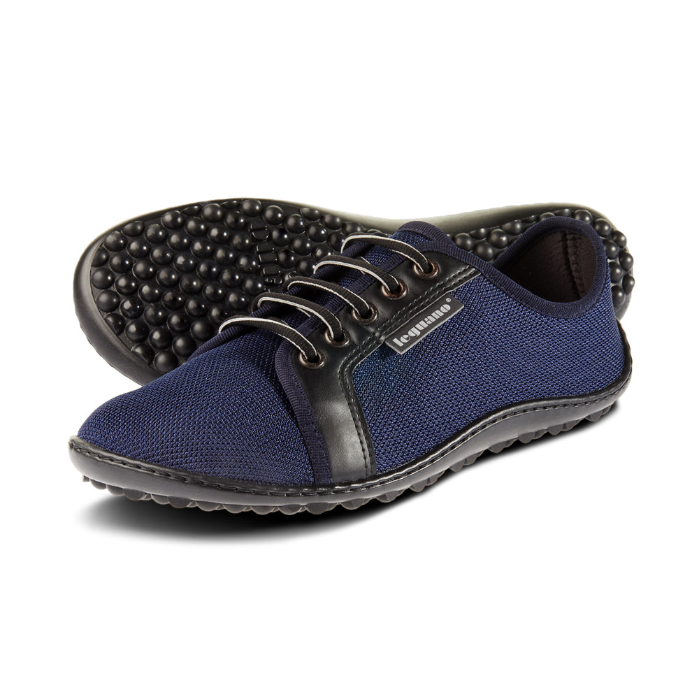 Leguano City Blue Halbschuhe, Barfußschuhe, in eleganter blauer Farbe. Perfekt für den Alltag und stilvolles Auftreten. Jetzt im Onlineshop für Barfußschuhe erhältlich.