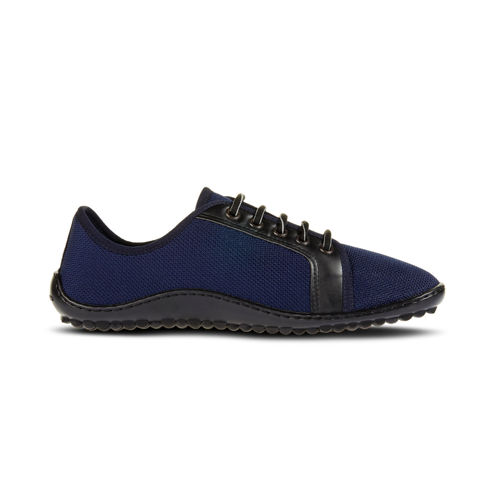 Leguano City Blue Halbschuhe, rechte Seitenansicht. Diese Barfußschuhe vereinen Komfort und Stil für den Alltag. Jetzt im Onlineshop für Barfußschuhe erhältlich.