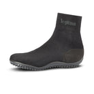 Leguano Classic Sockenschuhe in Schwarz – Linke Seitenansicht, die das schlichte und elegante Design der Barfußschuhe präsentiert. Perfekt für Alltag und Freizeit. Jetzt im Onlineshop für Barfußschuhe erhältlich.