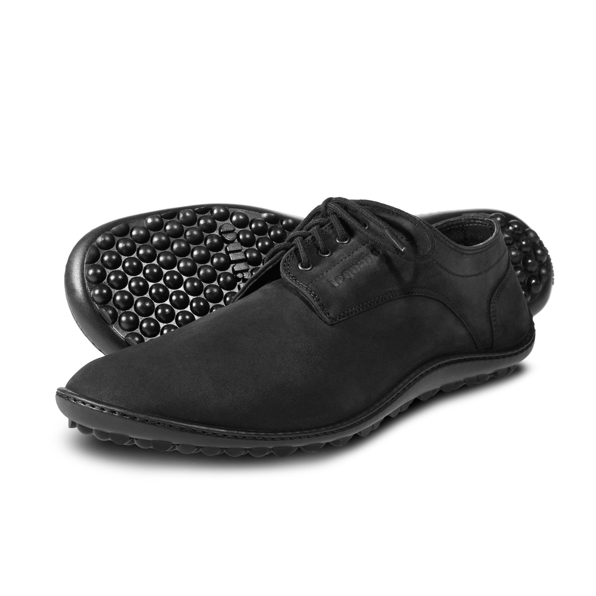 Leguano Dean Barfußschuhe in Schwarz aus Leder, elegante Herrenschuhe im Onlineshop für Barfußschuhe