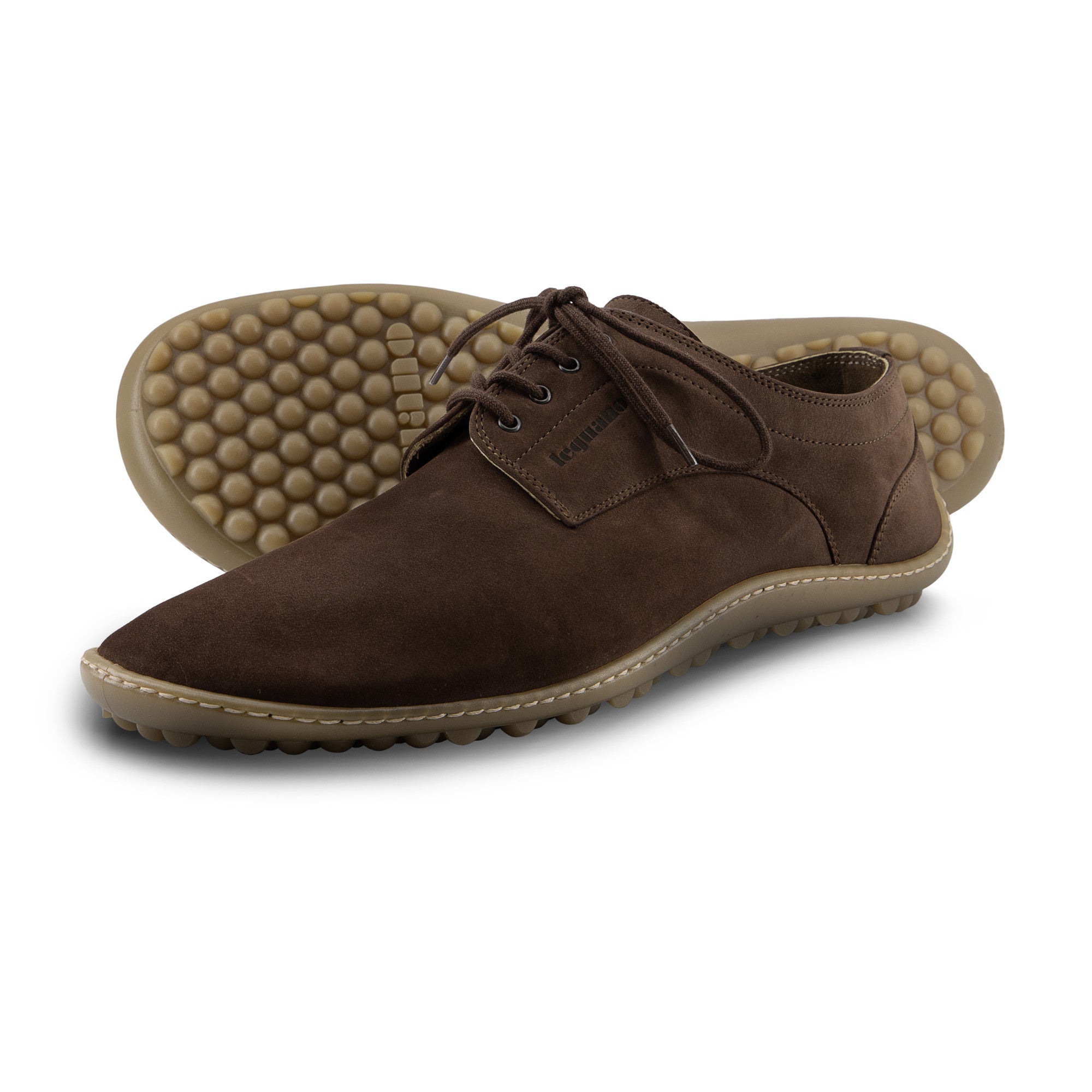 Leguano Dean Barfußschuhe in mocca aus Leder, elegante Herrenschuhe im Onlineshop für Barfußschuhe