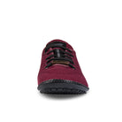 Leguano Go Berry Sneaker Barfußschuhe – Die Vorderansicht dieser Schuhe zeigt die fröhliche und lebendige Farbe, die einen modernen Look vermittelt. Ideal für aktive Tage und das tägliche Tragen, bieten sie Komfort und Stil in einem. Jetzt im Onlineshop für Barfußschuhe erhältlich.