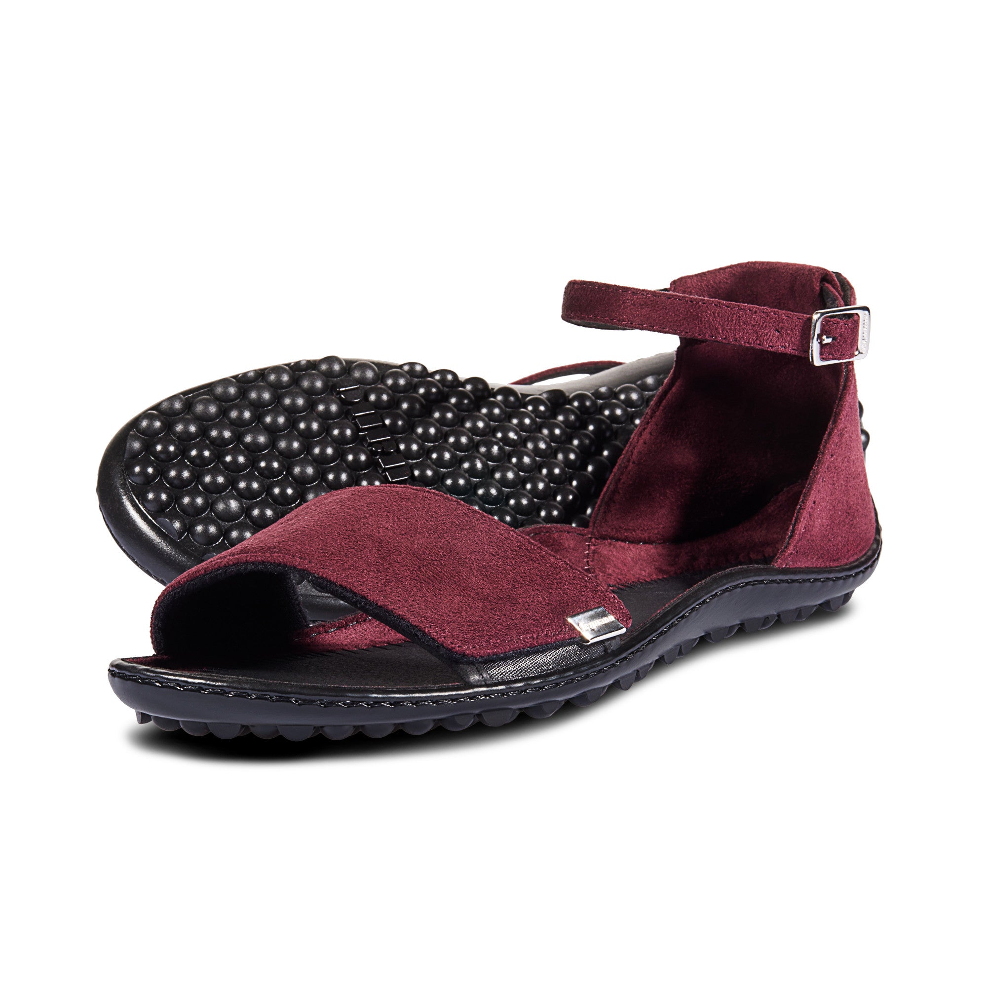 Leguano Jara Bordeaux Barfußschuhe Sandalen Damen – Diese stilvollen Sandalen kombinieren Komfort und modernes Design. Ideal für entspannte Tage und leichte Spaziergänge. Jetzt im Onlineshop für Barfußschuhe erhältlich.