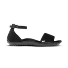 Leguano Jara Schwarz Barfußschuhe Sandalen Damen – Die rechte Seitenansicht zeigt die elegante Silhouette und die hochwertigen Materialien. Ideal für entspannte Tage und aktive Momente. Jetzt im Onlineshop für Barfußschuhe erhältlich.