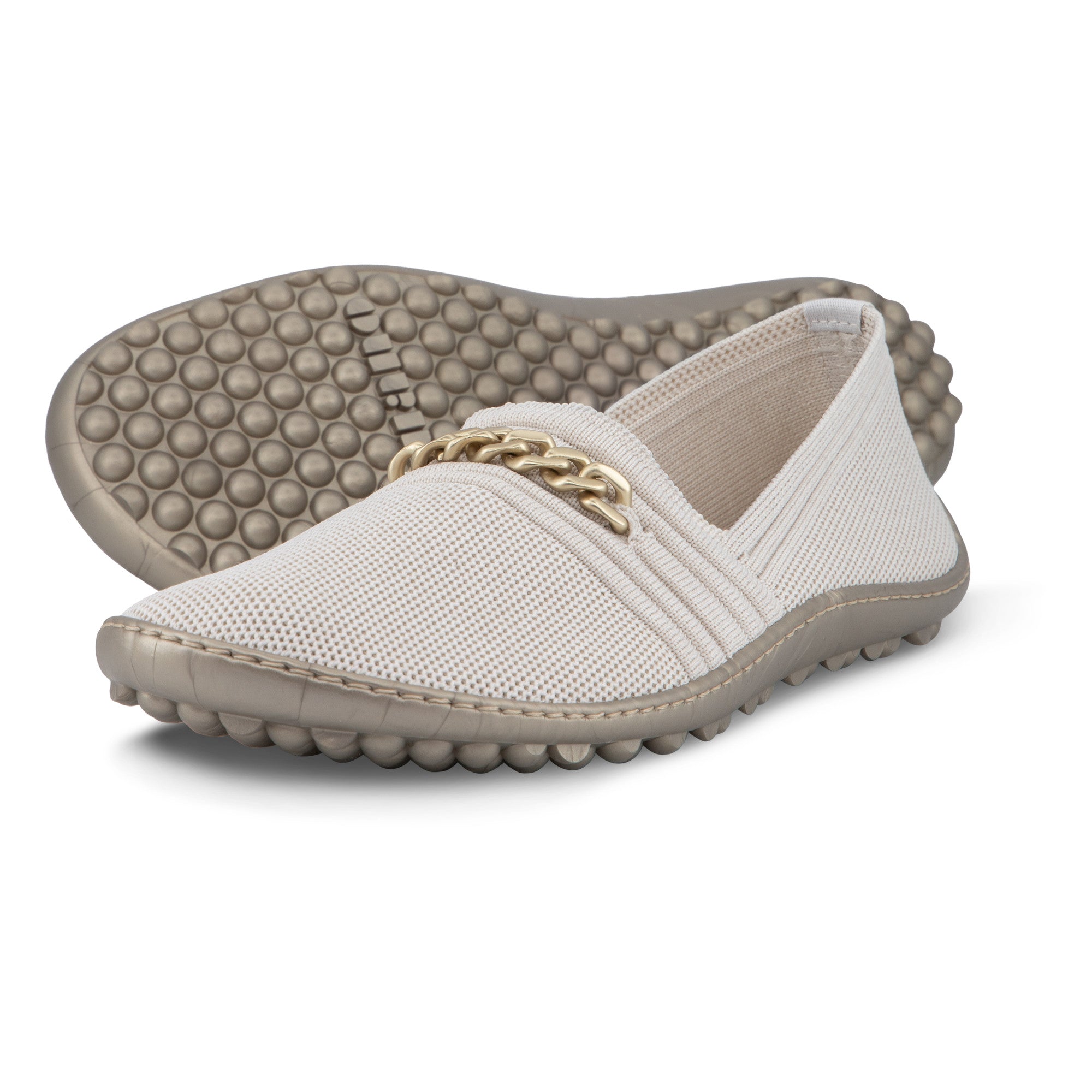 Leguano Lady Famous Gold Ballerina Barfußschuhe elegant in Gold präsentiert aus unserem Onlineshop für Barfußschuhe