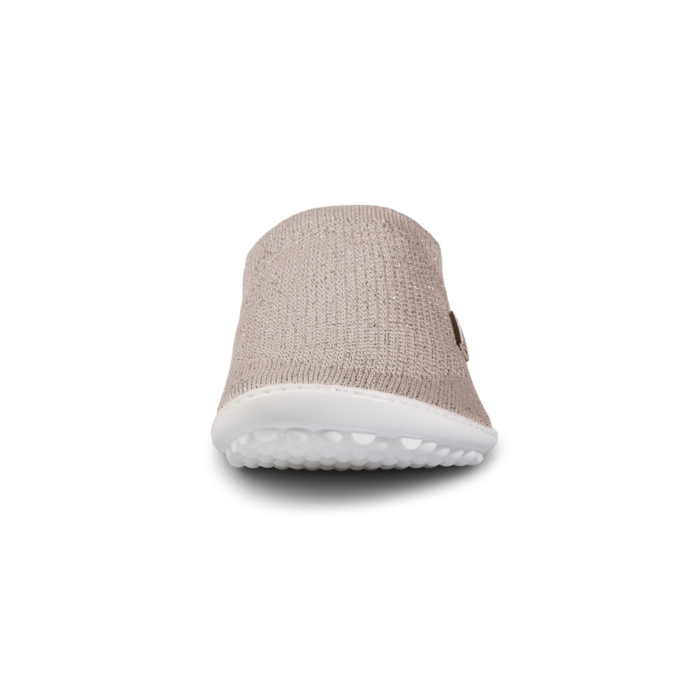 Leguano Scio Barfußslipper in Rosé, frontal abgebildet und ideal für minimalistisches Gehen. Jetzt erhältlich im Onlineshop für Barfußschuhe.