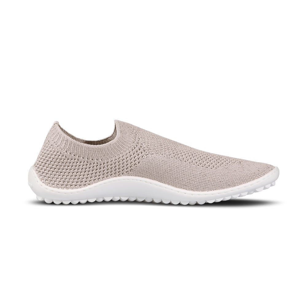 Leguano Scio Barfußslipper in Rosé, in rechter Seitenansicht abgebildet und ideal für minimalistisches Gehen. Jetzt erhältlich im Onlineshop für Barfußschuhe.