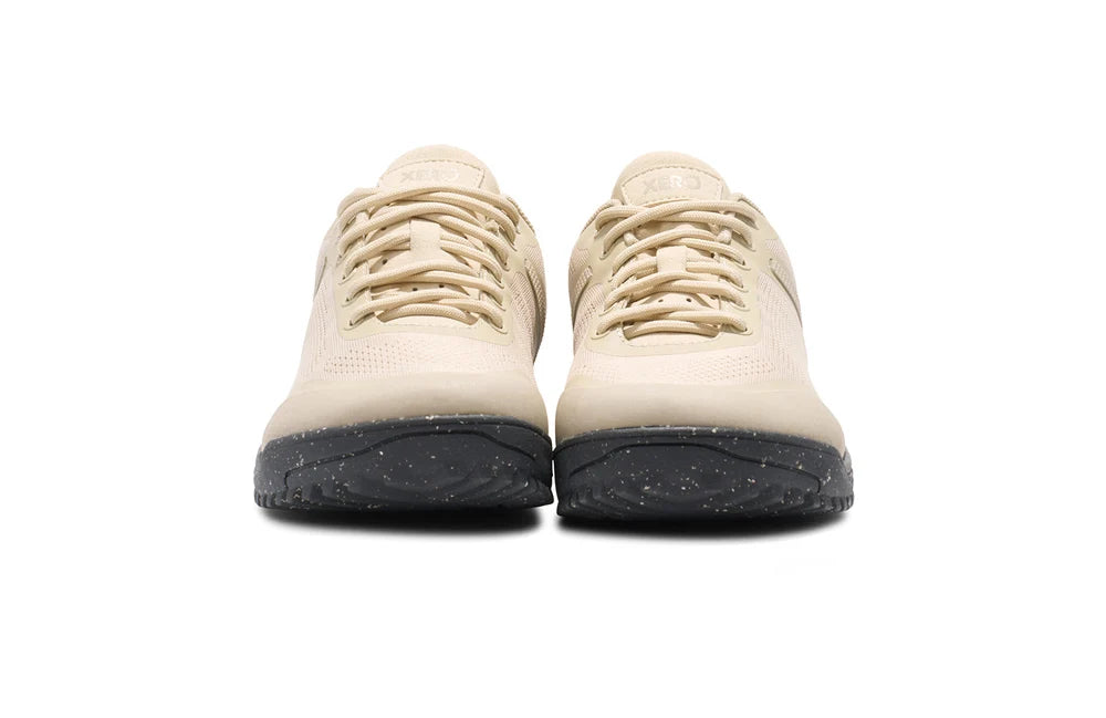Xero Shoes Ridgeway Mesh Low Damen Barfußschuh in Beige von vorne